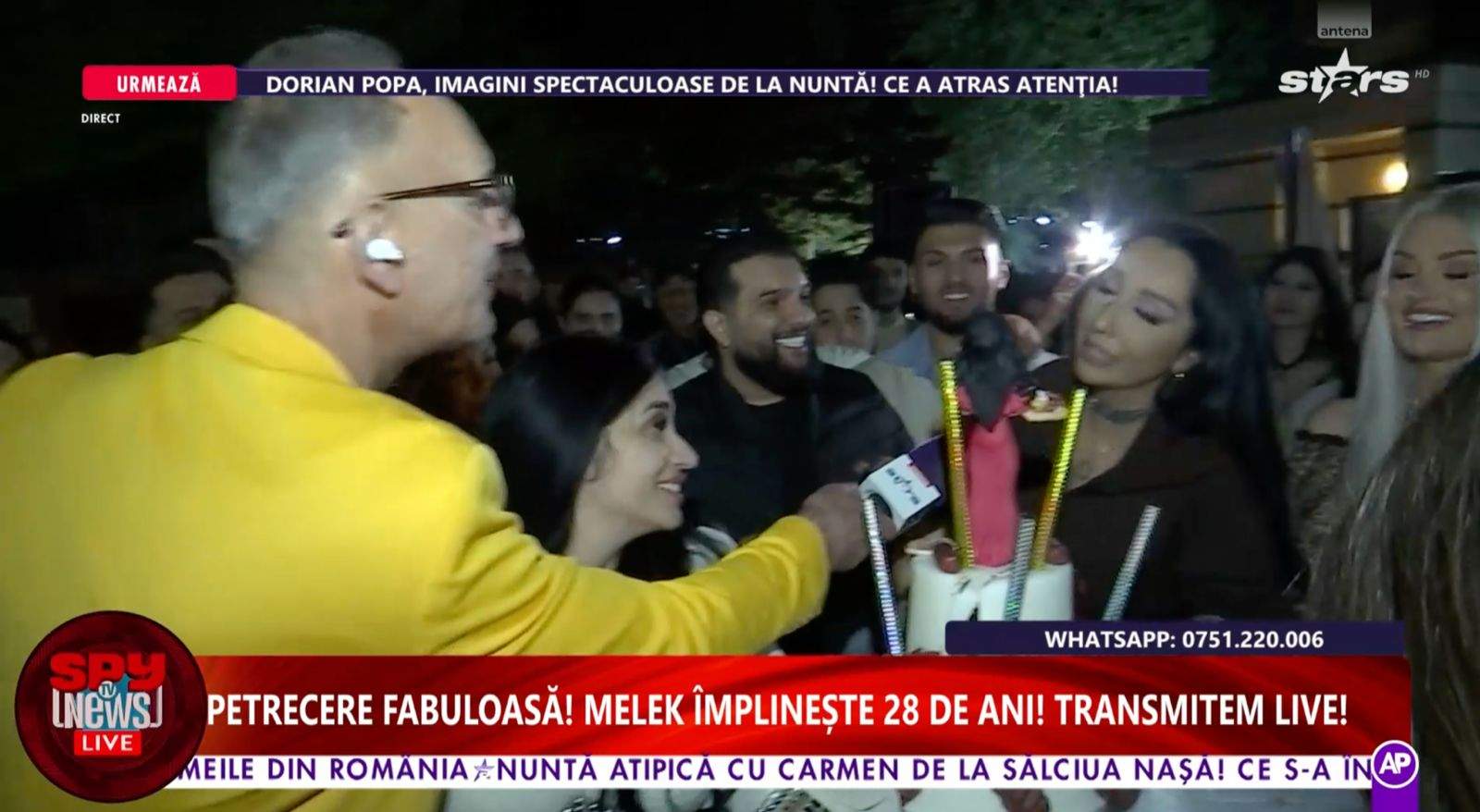 Narcisa, prezentă la ziua de naștere a lui Melek