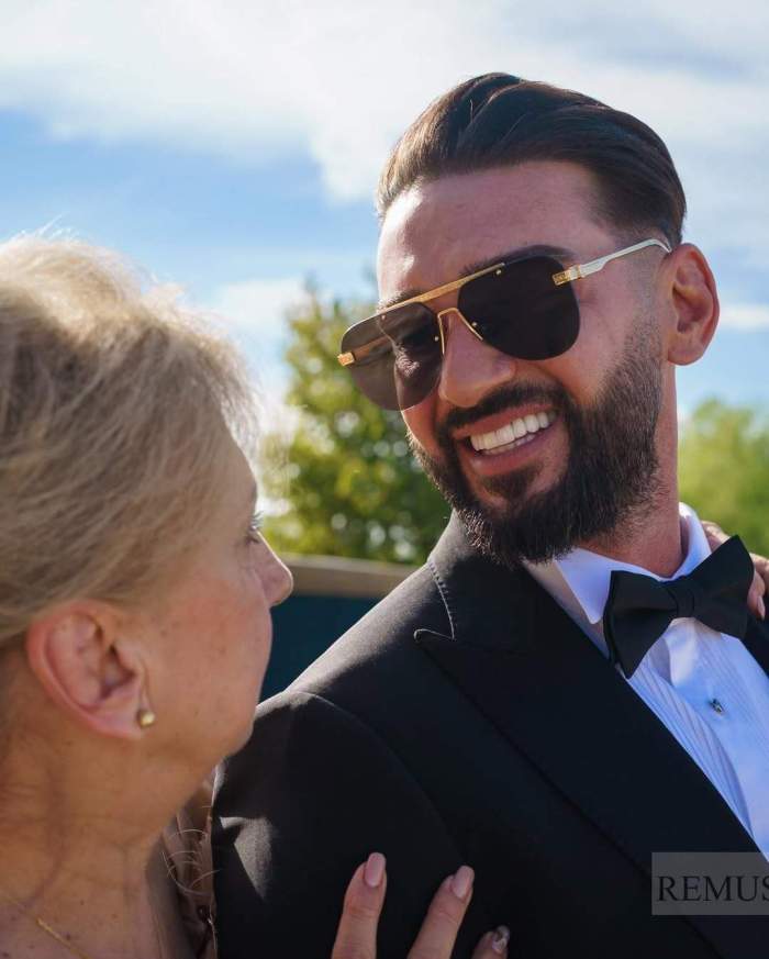 Dorian Popa, alături de mama lui