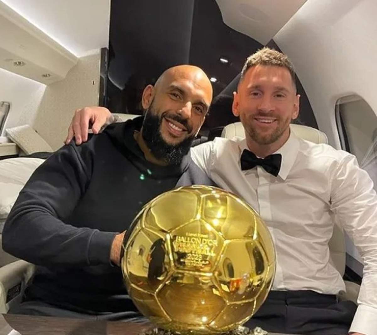 Lionel Messi și bodyguardul lui