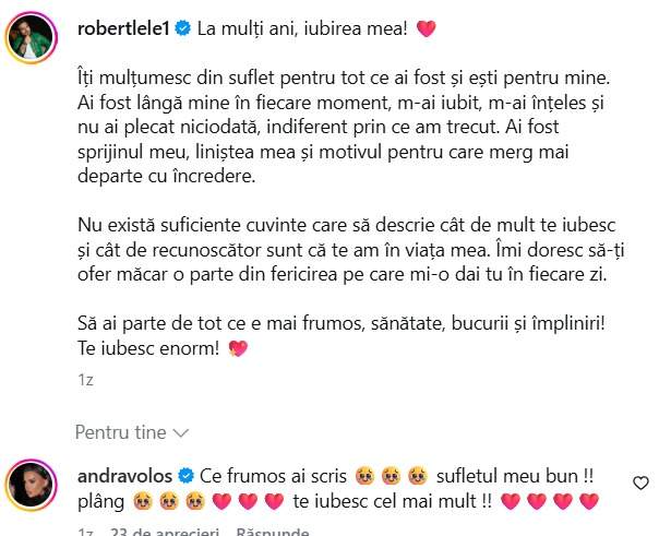 Mesajul lui Robert Lele