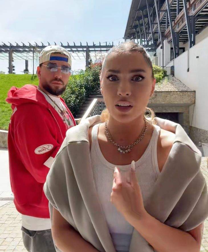 Jo și Lazy Ed au filmat un tiktok