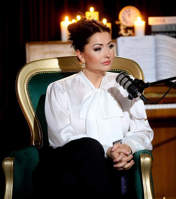 Gabriela Cristea, la un podcast