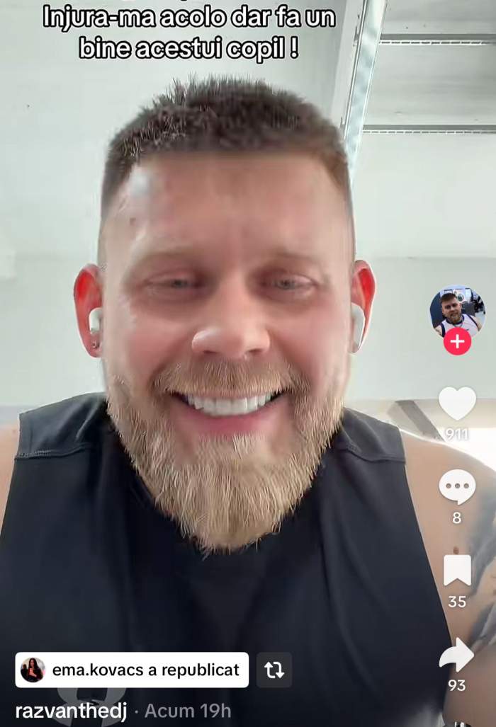 Răzvan Kovacs, pe TikTok