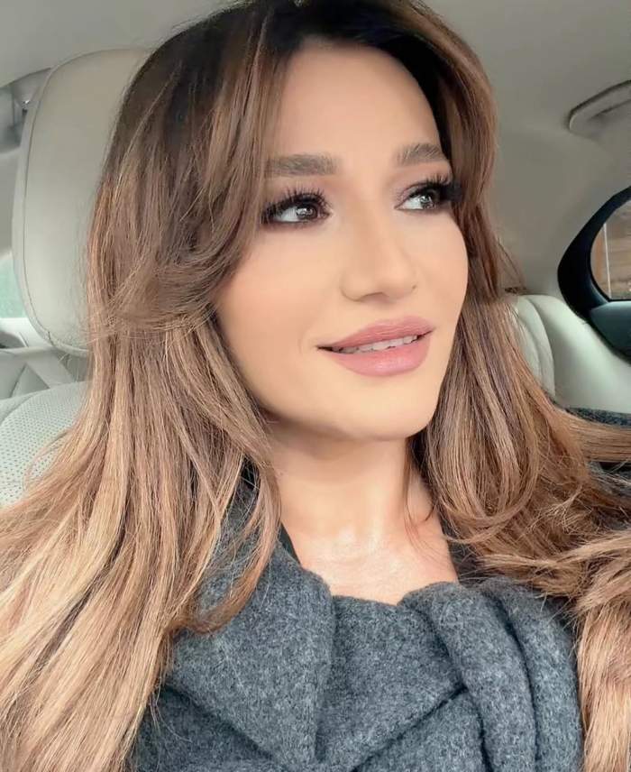 Claudia Pătrășcanu machiată