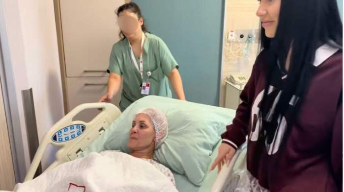 Mama Iasminei înainte de operație