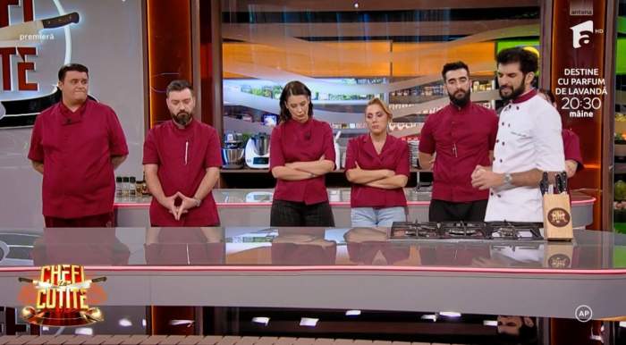 Echipa bordo de la Chefi la cuțite