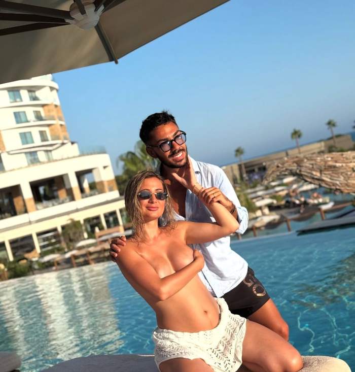 Claudia Puican, extrem de sexy, lângă soțul ei