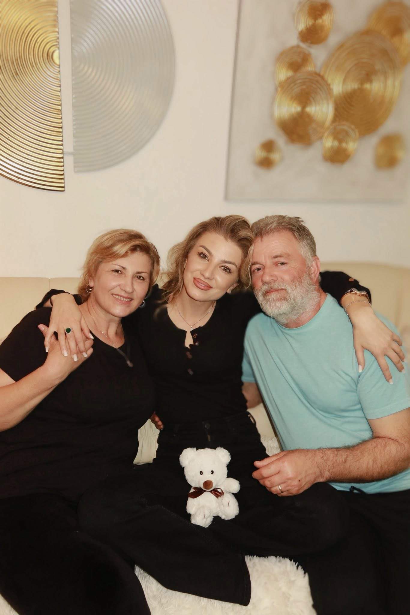 Codruța Filip și părinții ei