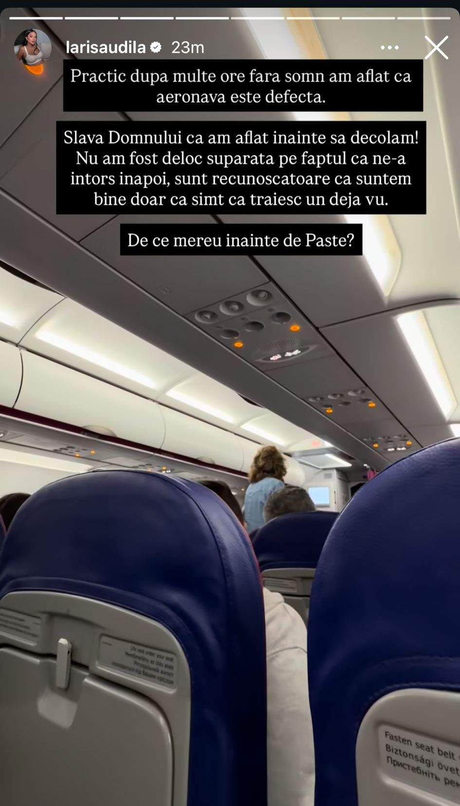 Avion, Larisa Udilă