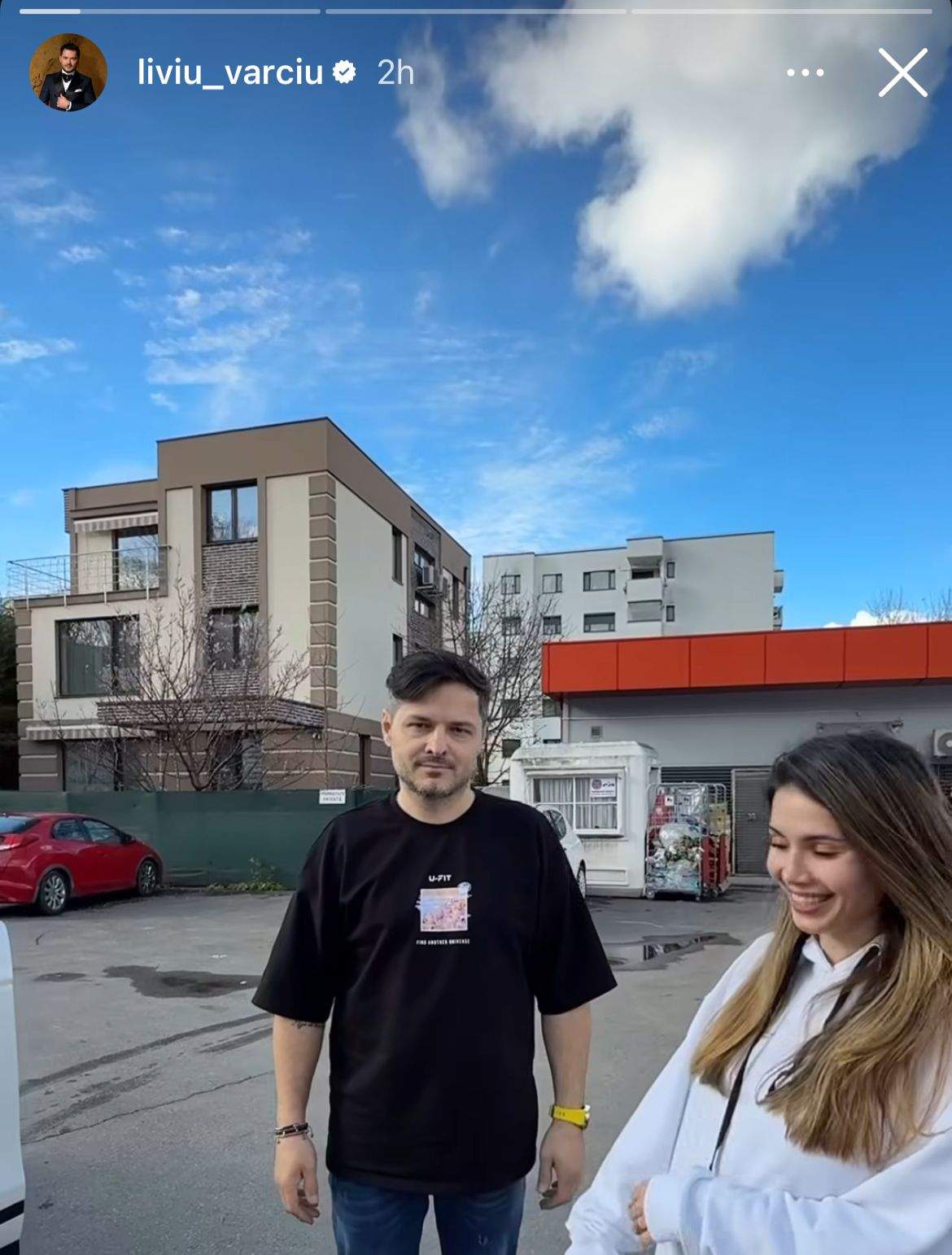 Liviu Vârciu și soția lui