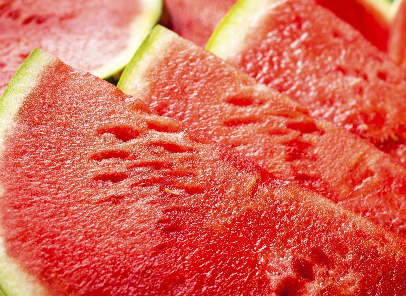 Felii de pepene verde suculent