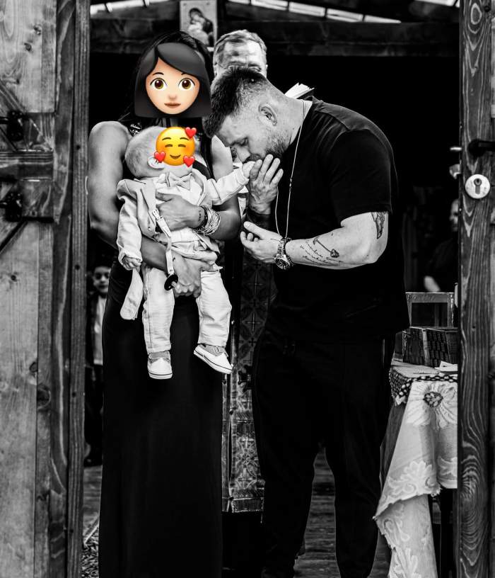 Ema Oprișan, Răzvan Kovacs și copilul pe care l-au botezat