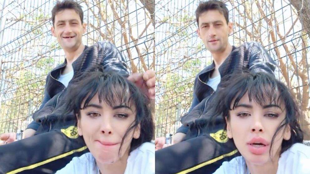 Colaj foto cu Alina Eriko și iubitul