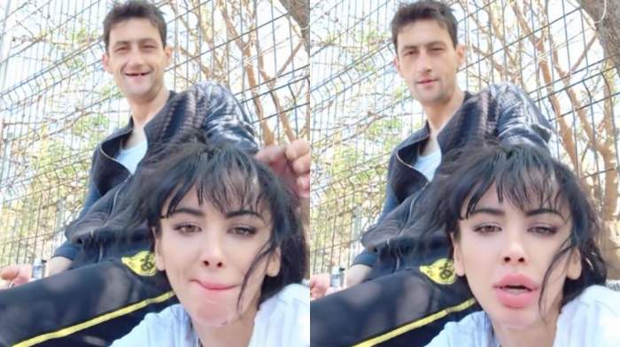 Colaj foto cu Alina Eriko și iubitul