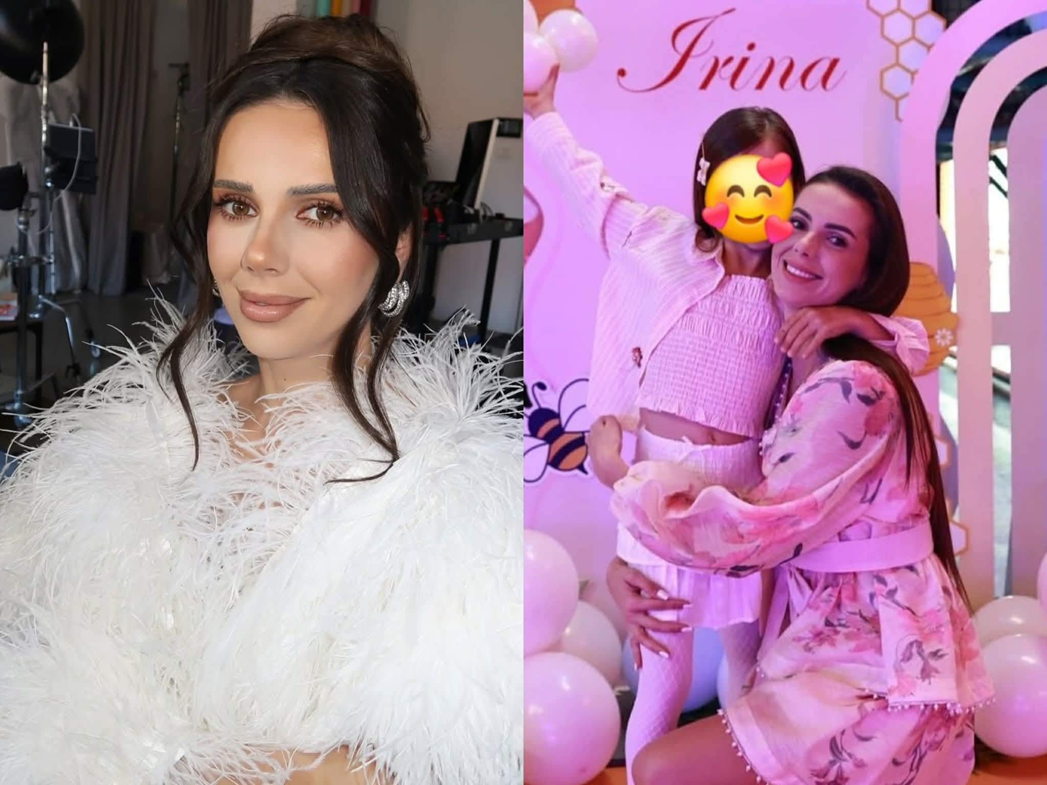 Georgiana Lobonț și fiica ei, Irina