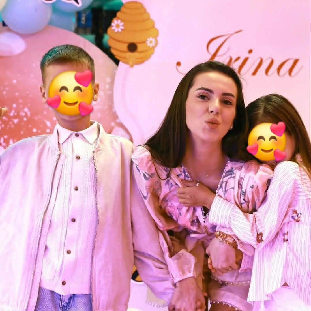 Georgiana Lobonț și fiica ei, Irina