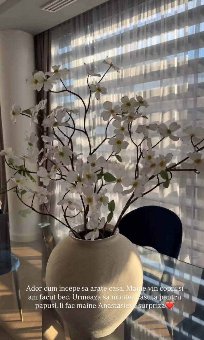 Cum arată casa în care s-a mutat Andreea Popescu! GALERIE FOTO