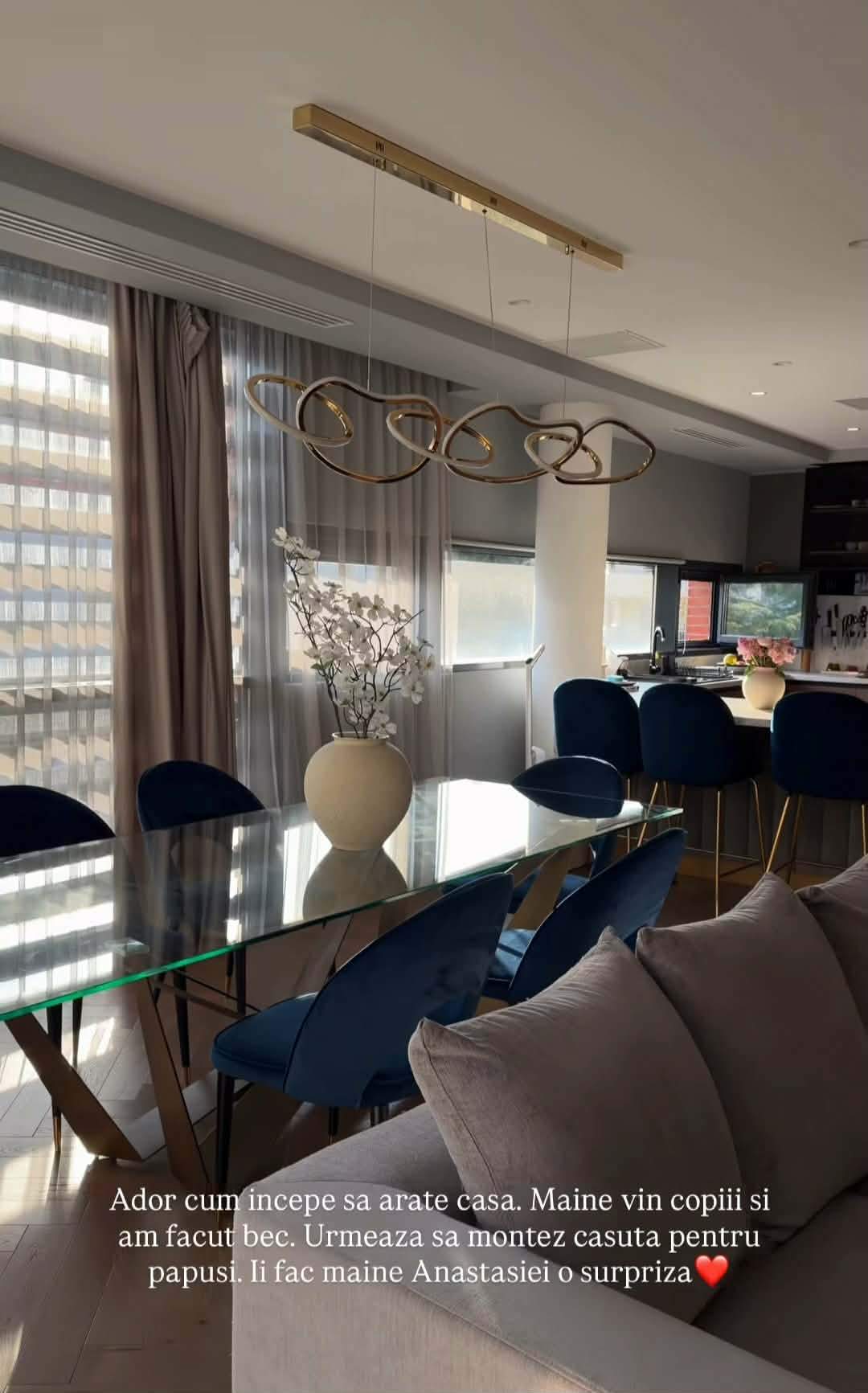 Cum arată casa în care s-a mutat Andreea Popescu! GALERIE FOTO