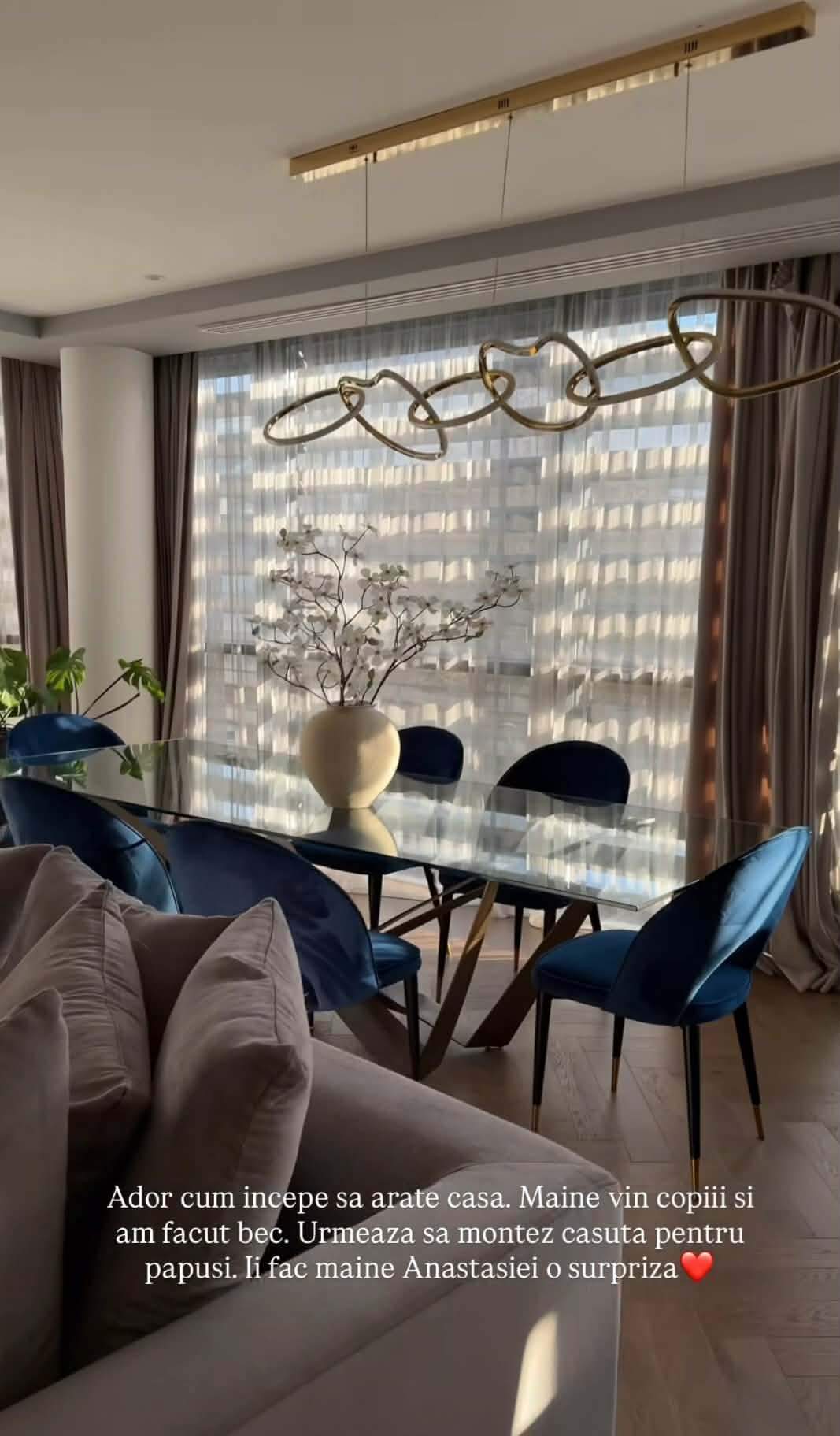 Cum arată casa în care s-a mutat Andreea Popescu! GALERIE FOTO