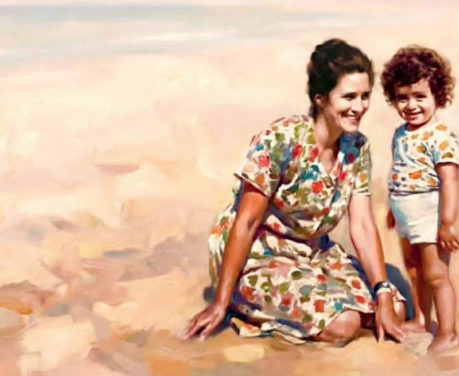 Mihai Gâdea și mama lui