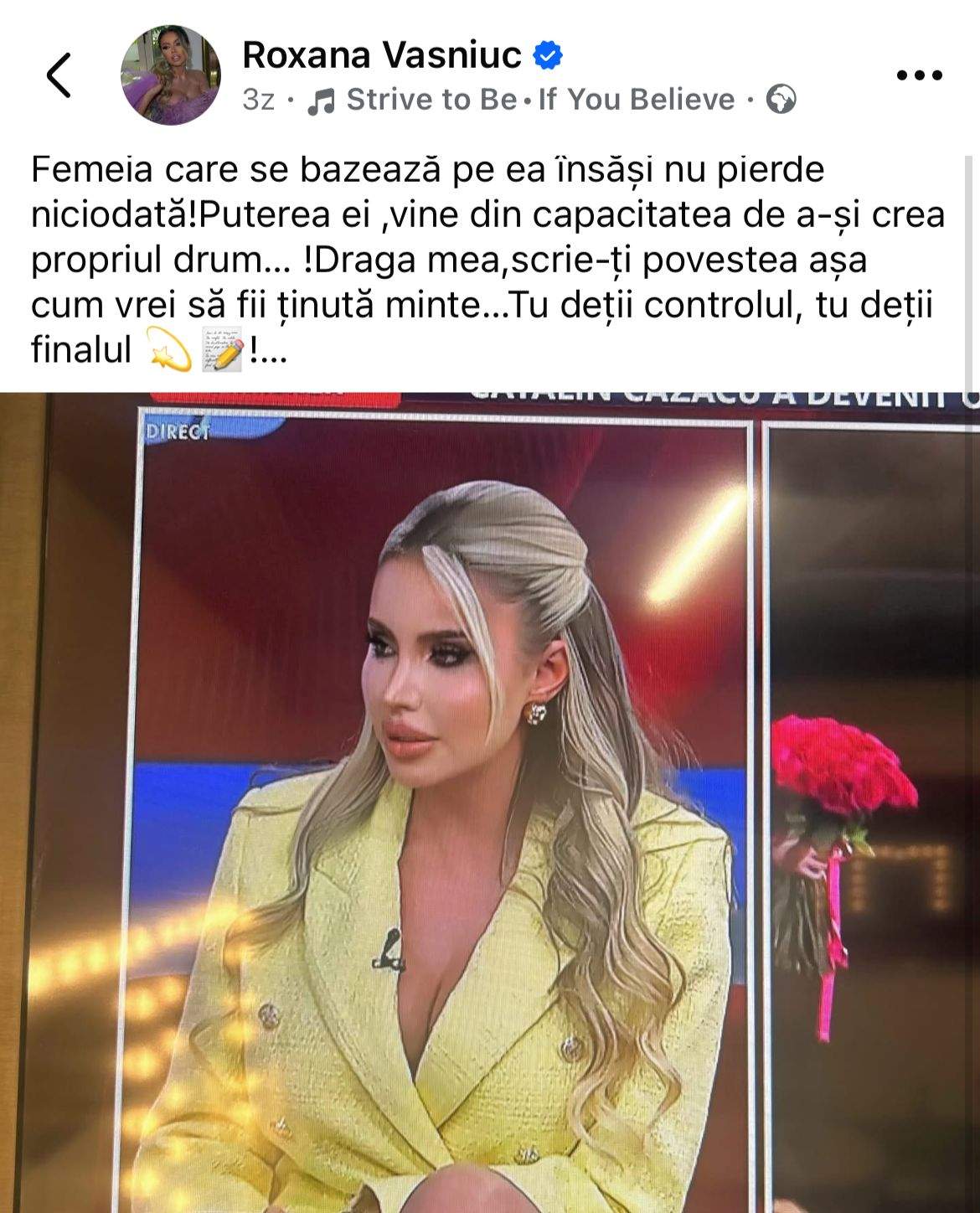 Roxana Vașniuc, la Spynews TV