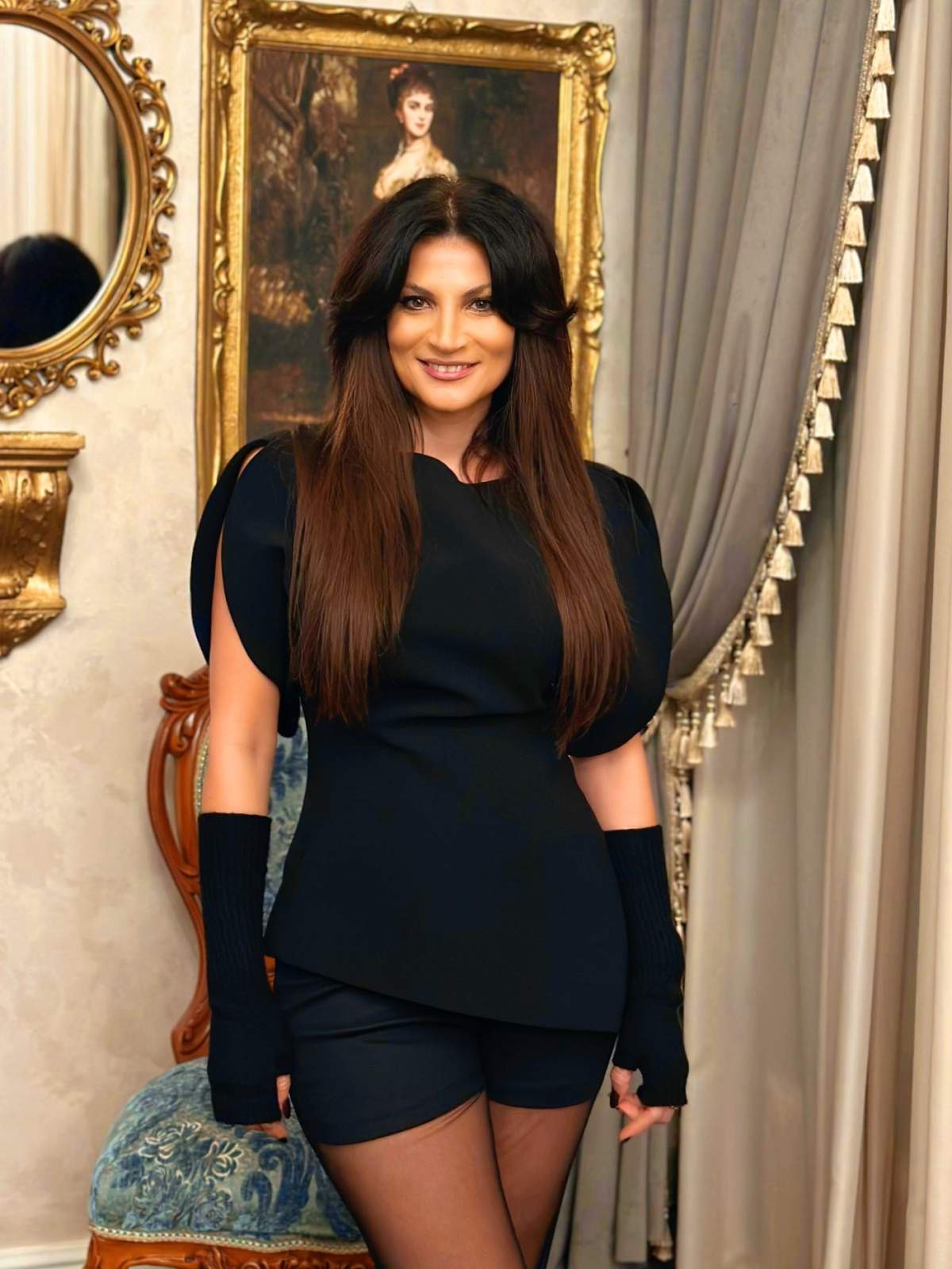 Ioana Ghinghina poarta o tinuta sexy