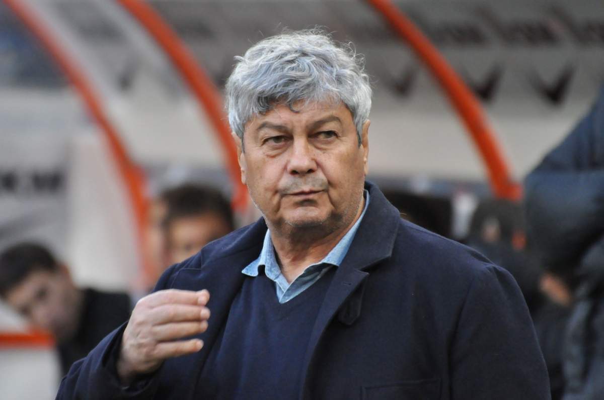 Mircea Lucescu, la stadion