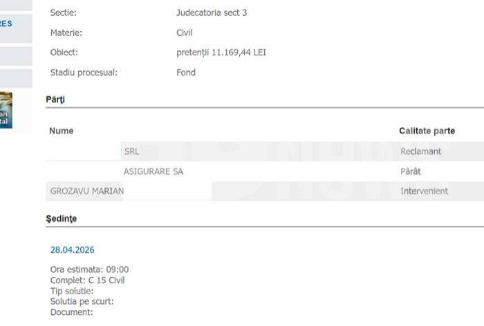 Marian Grozavu, în fața judecătorilor | Situație fără ieșire