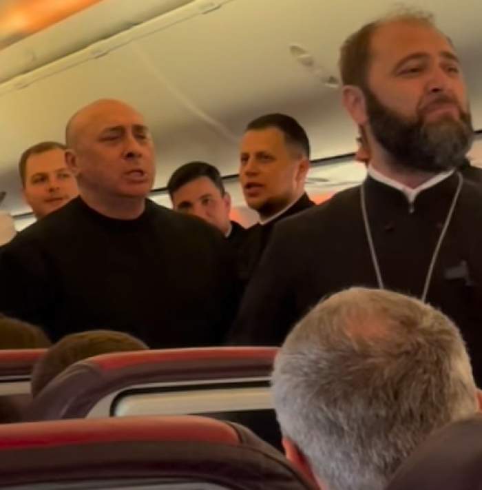 Moment inedit cu Marcel Pavel și un preot în avion! Totul a fost filmat | VIDEO