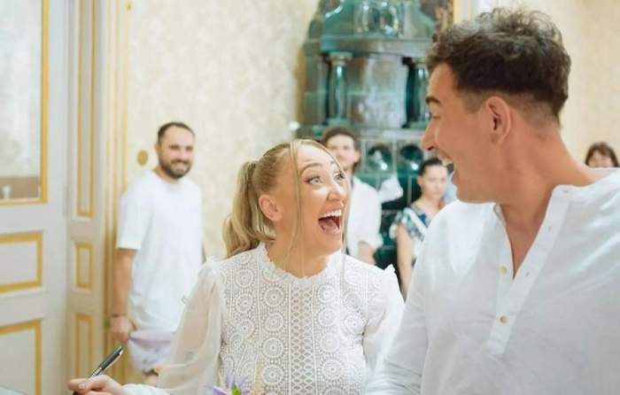 Ilona Brezoianu și soțul