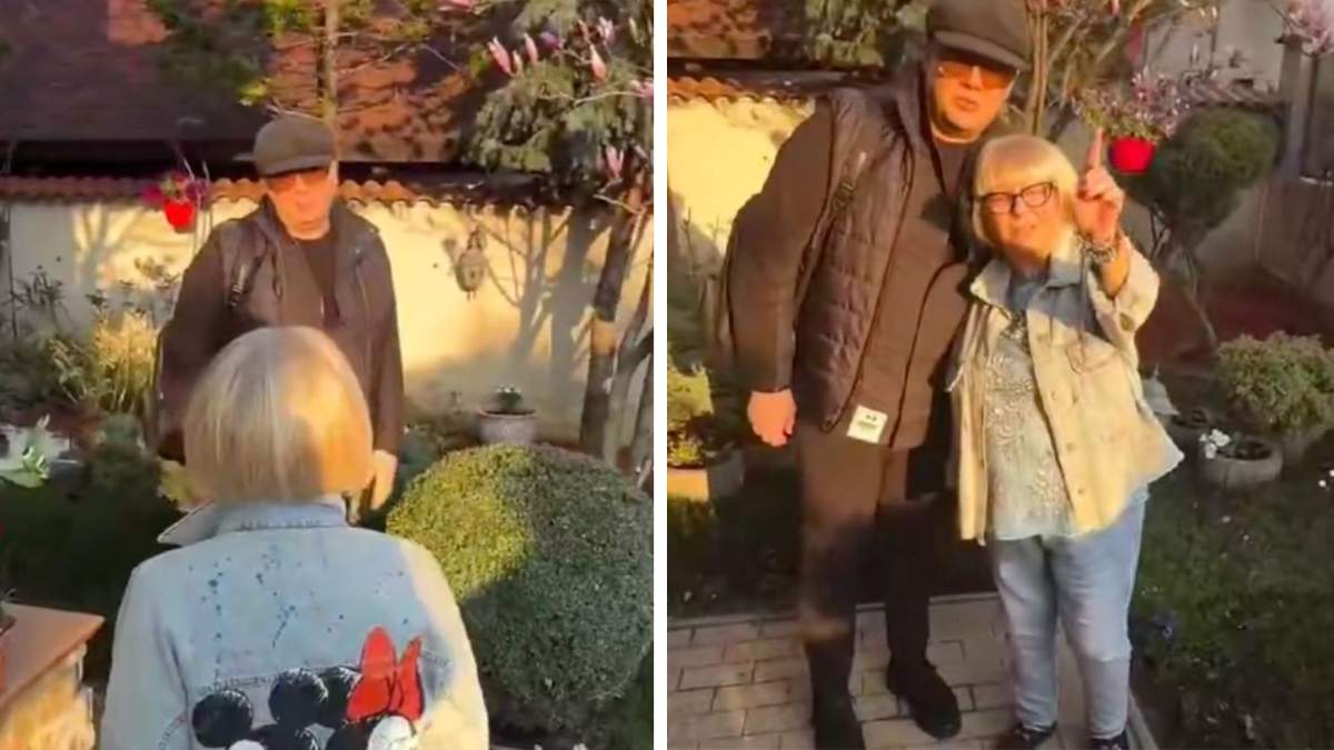 Colaj foto cu Mirabela Dauer și Fuego