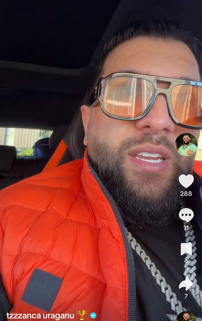 Tzancă Uraganu, în mașină