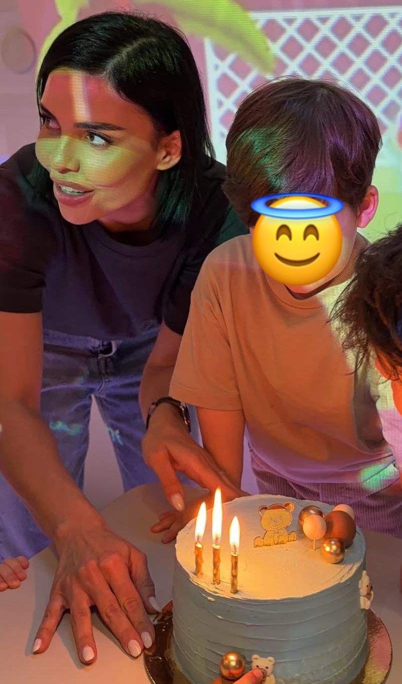 Andreea Popescu și fiul cel mic