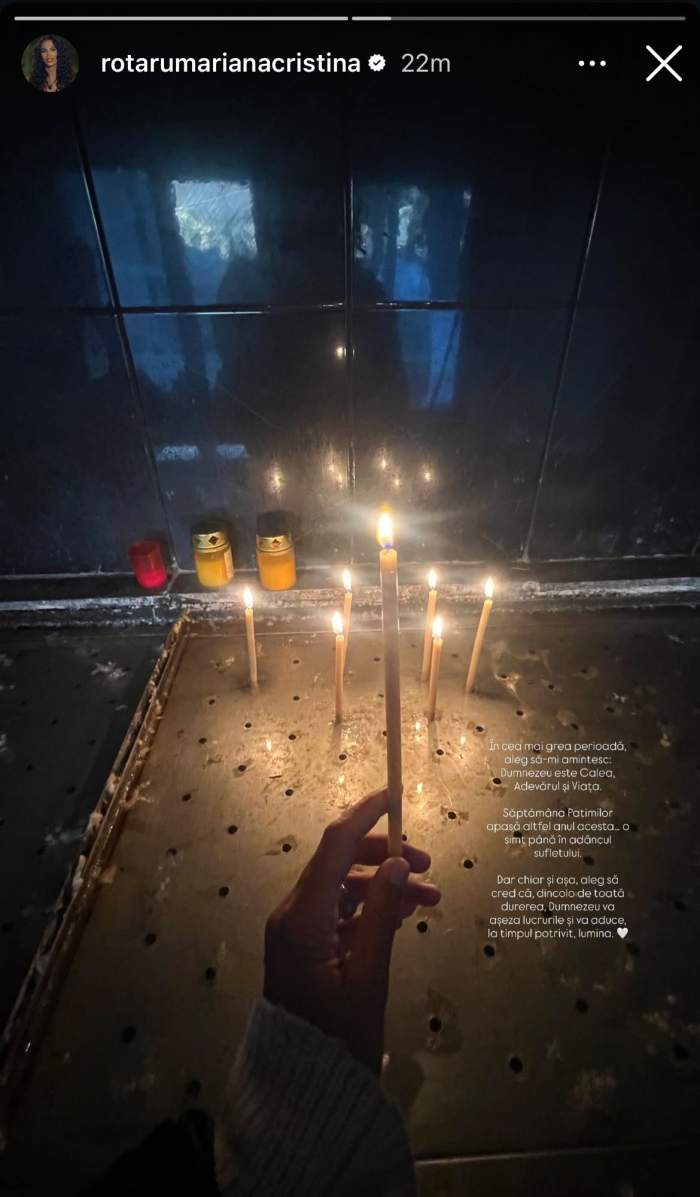 Mesajul Cristinei Petre