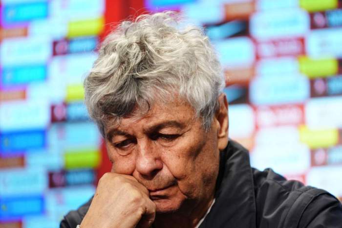 Mircea Lucescu, la o conferință de presă