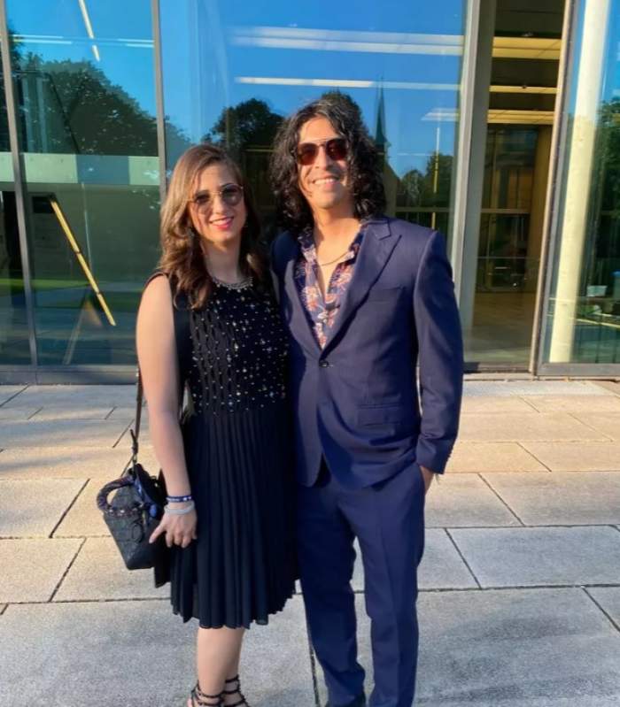 Maria Lucescu și soțul ei