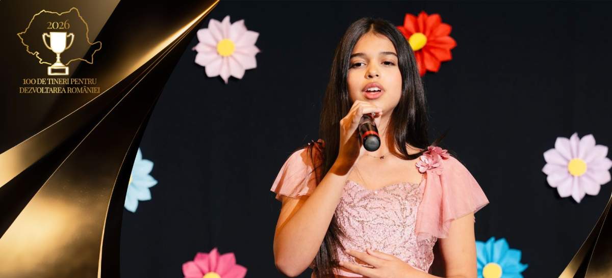 De necrezut ce face la doar 14 ani! Daria Mușat, între cele mai promițătoare voci din România, înscrisă în campania „100 de tineri pentru dezvoltarea României”