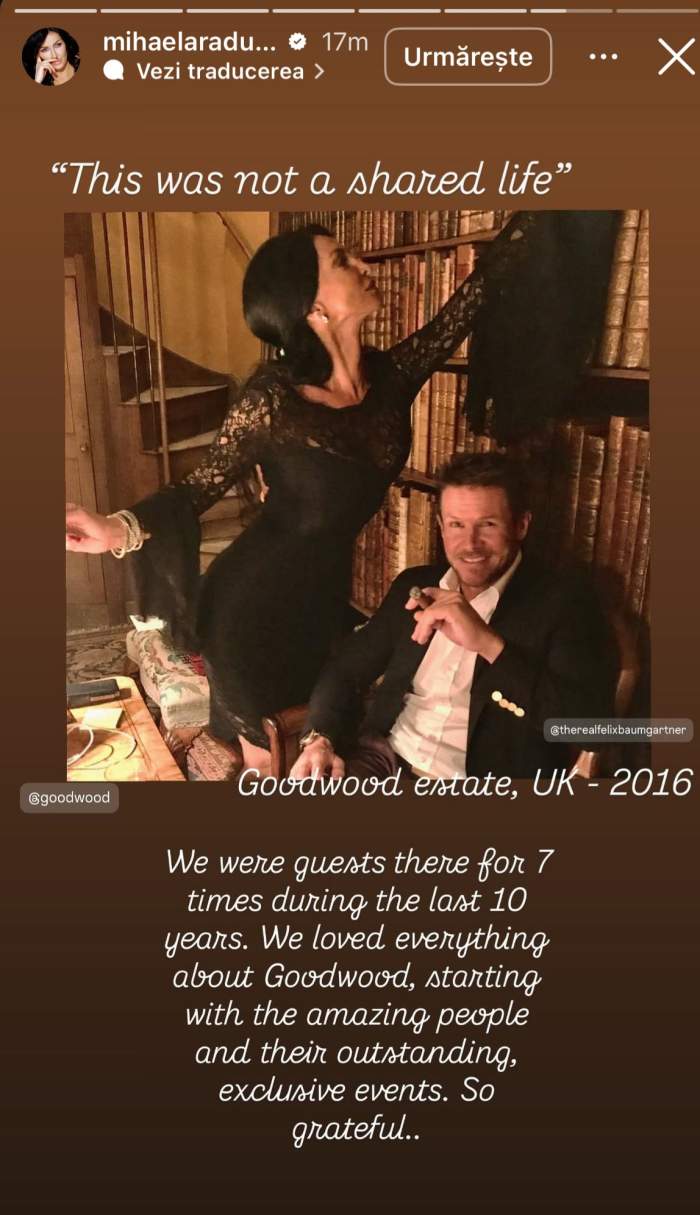 Mihaela Rădulescu se topește de dorul lui Felix Baumgartner. Fotografii emoționante cu cei doi