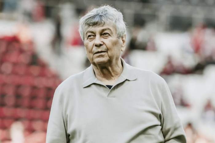 Mircea Lucescu, la stadion