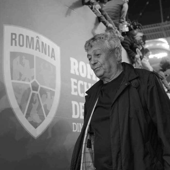 Mircea Lucescu, la stadion