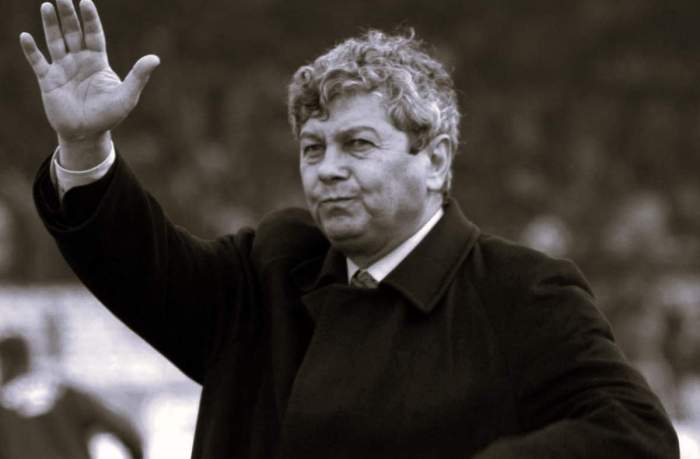 Mircea Lucescu, poză alb-negru