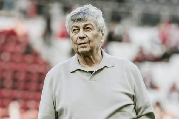 Mircea Lucescu, la stadion