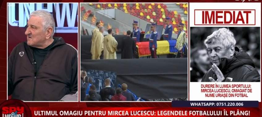 Rică Răducanu, la spynews tv