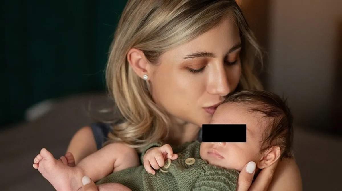 Claudia Puican și fiul ei, Amir