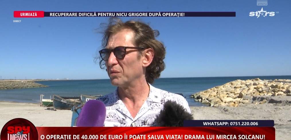 Mircea Solcanu, la mare