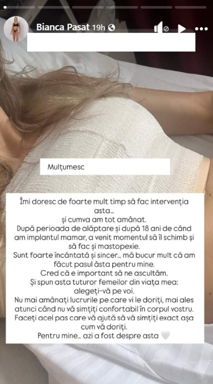 Soția lui Cornel Păsat, pe mâinile esteticianului. Ce operație și-a făcut Bianca și cum se simte
