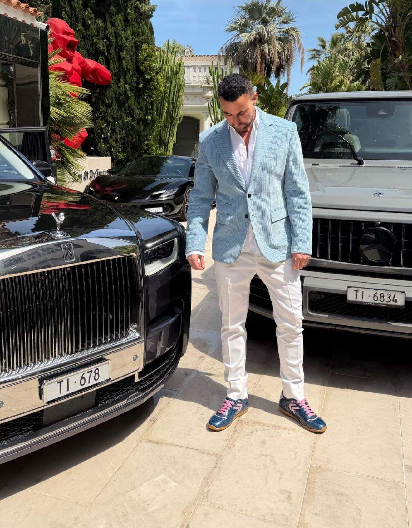 Philipp Plein, lângă mașinile lui