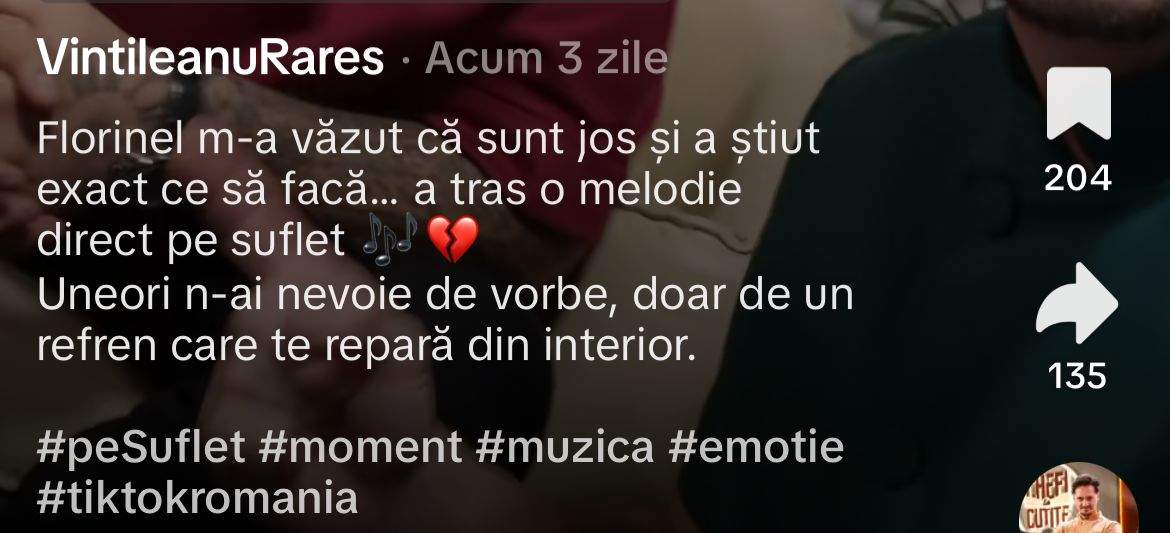 Mesajul lui Rareș Vintileanu