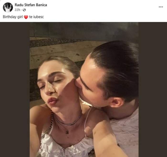 Radu Ștefan Bănică, ipostază romantică alături de iubită. Cât de îndrăgostit este fiul lui Ștefan Bănică Jr.