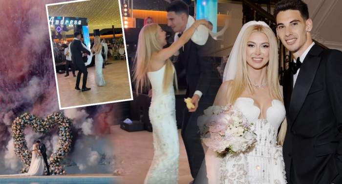 A început petrecerea! Cum și-au făcut intrarea Andreea Bălan și Victor Cornea în localul de lux